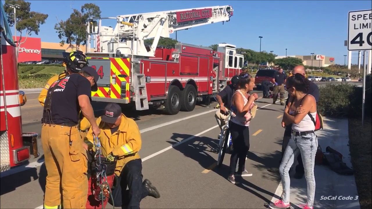 National City: Low Angle Rope Rescue In The Sweetwater River - YouTube