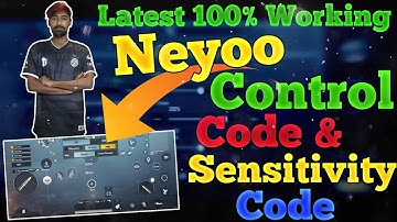 Neyoo Control Code & Neyoo Sensitivity code || Tsm entity Neyoo Control Code