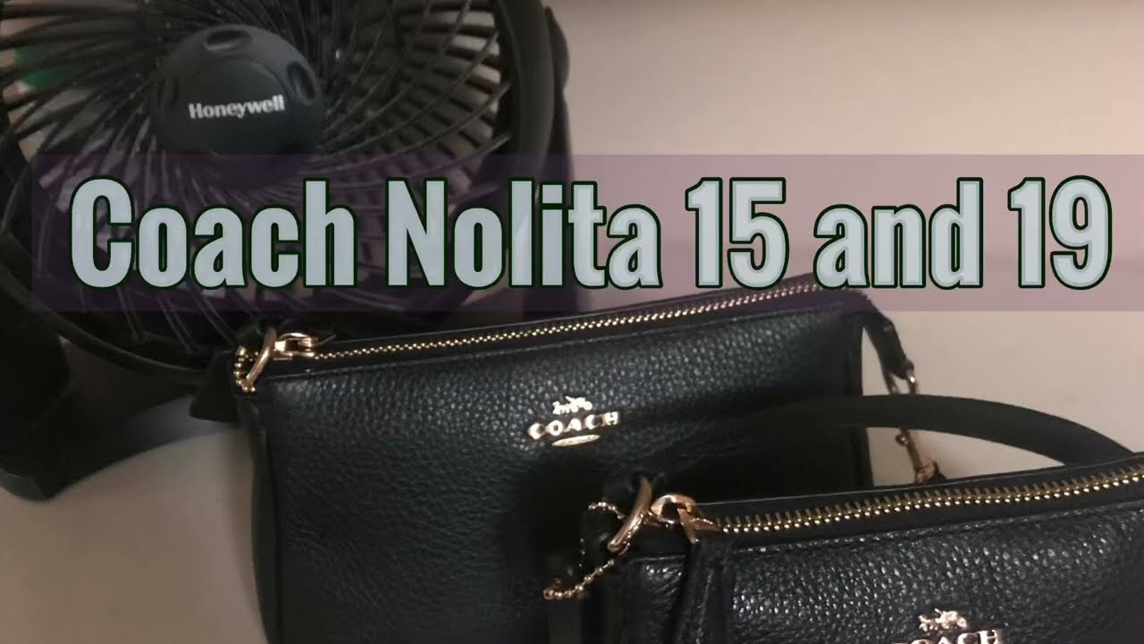 coach nolita 15 vs 19