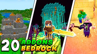 ✅ 20 ADDONS Que DEBERÍAS JUGAR En Minecraft PE 1.21 (BEDROCK) 🌍🔥 screenshot 5