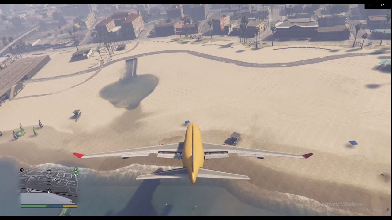 GTA 5 Airplane Worst & Stunning Emergency LandingAirplane Engine