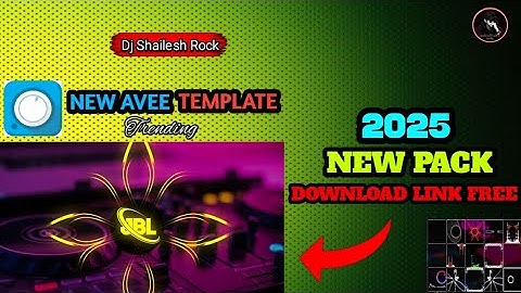 |🔥 NEW AVEE TEMPLATE 2025 | DJ Shailesh Rock ka🔊 | Trending #Avee_Player_Template Free Download link