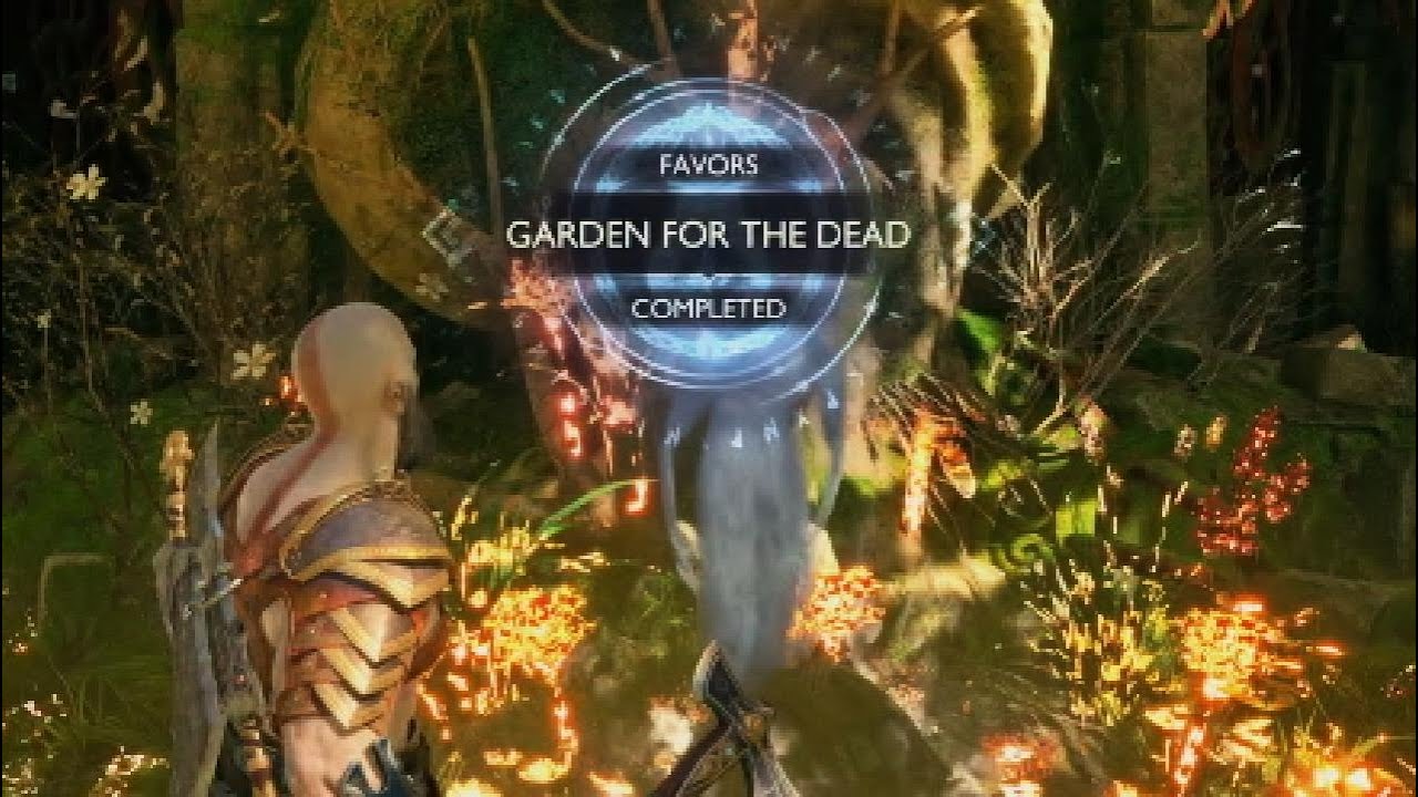 God of War Garden for the Dead Favor Completion Noatun's Garden Vanaheim