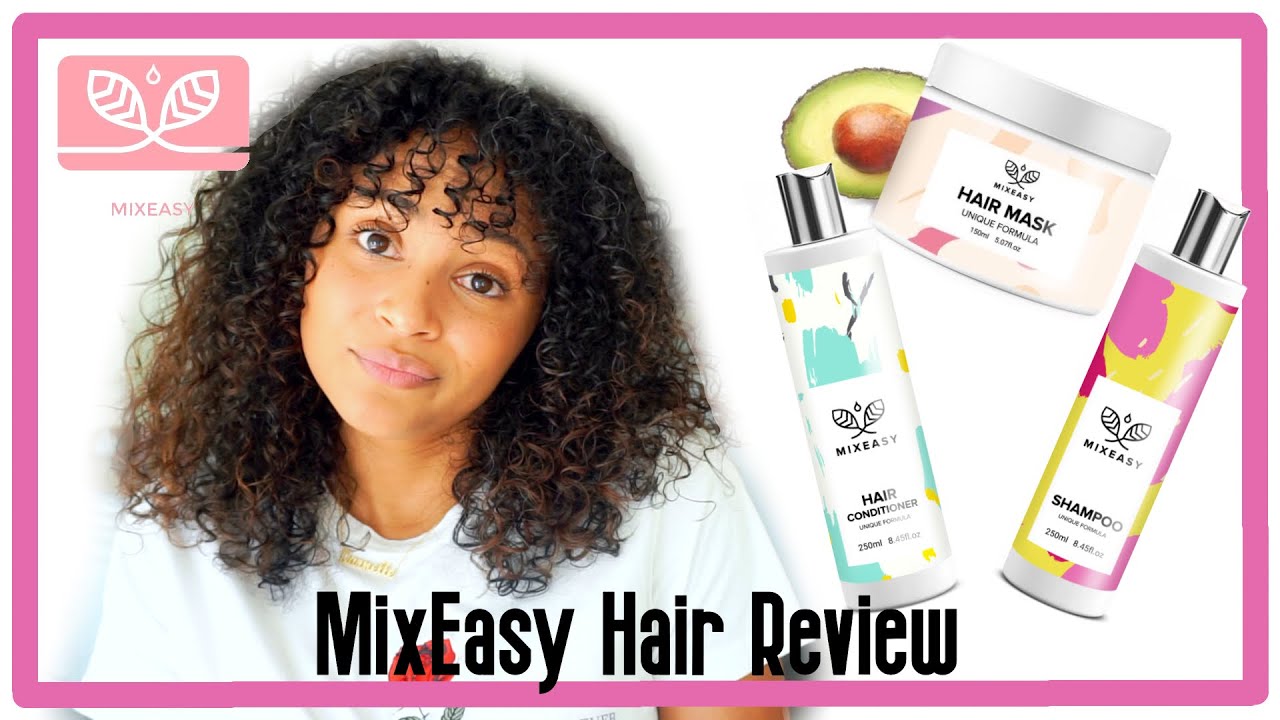 My Curly Wash & Go Using MixEasy! First Impressions YouTube