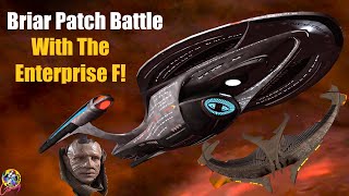 Star Trek Insurrection With the Enterprise F Briar Patch Battle Star Trek Starship Battles