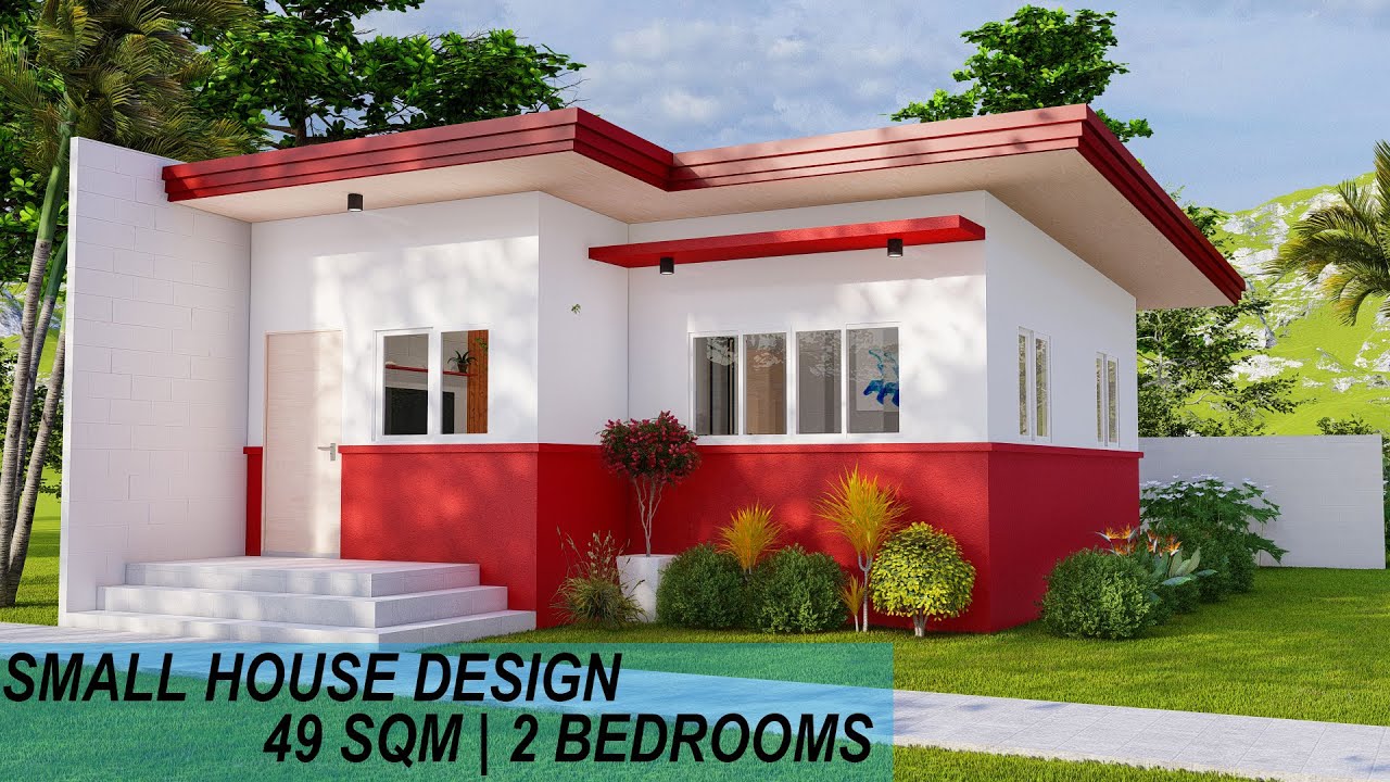 Wonderful Small House Design Idea 49 sqm | 2 Bedrooms