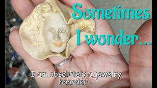 Value Village $12.99 Jewelry Bag Sterling Gold Vintage Found Video!