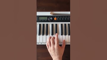 How to play a 1st Inversion G Major Piano Chord with the Left Hand