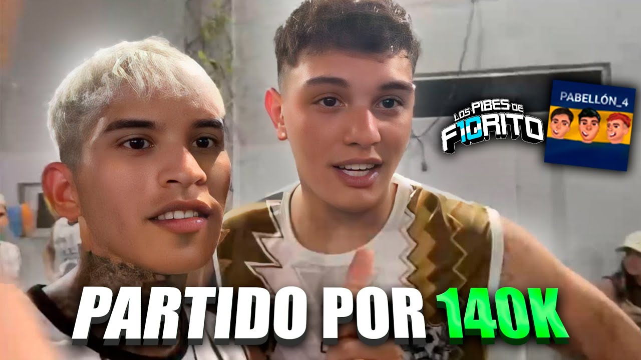 PARTIDO LOS PIBES DE FIORITO CONTRA EL PABELLON 4 POR 140K