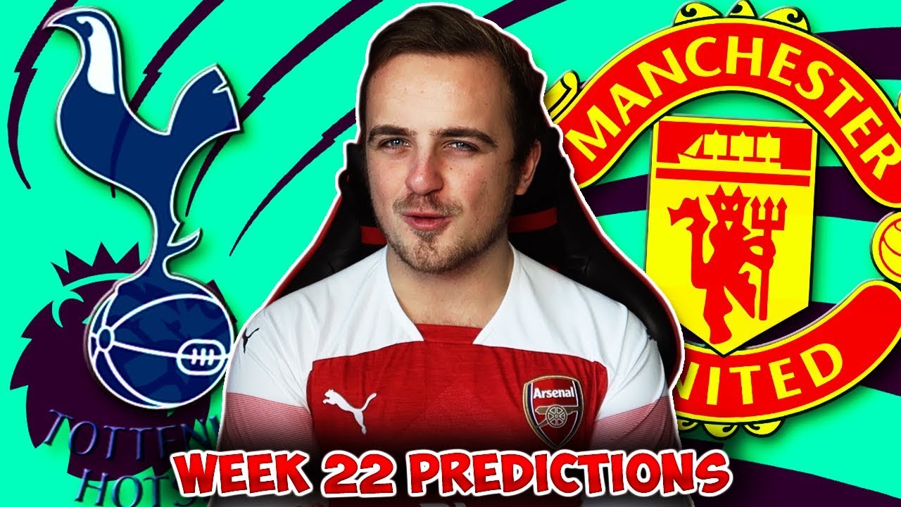 My Premier League 2018/19 WEEK 22 PREDICTIONS!