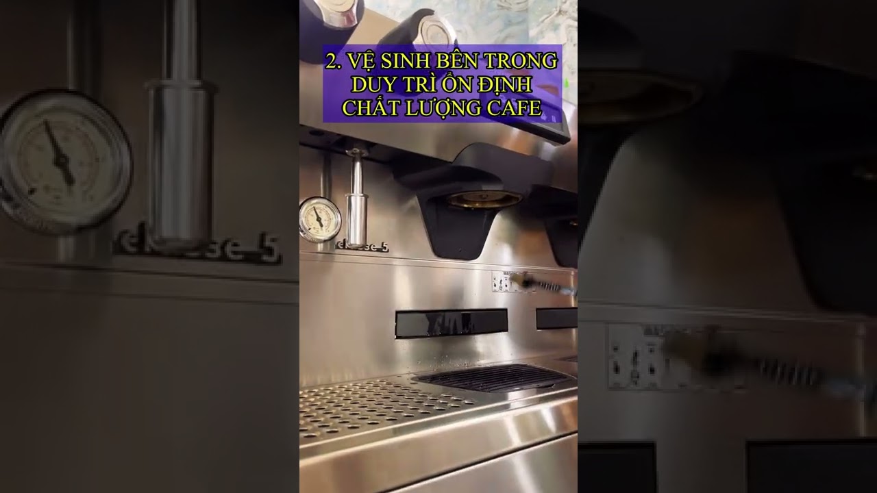Lợi ích của việc vệ sinh máy pha cafe #Shorts - youtube