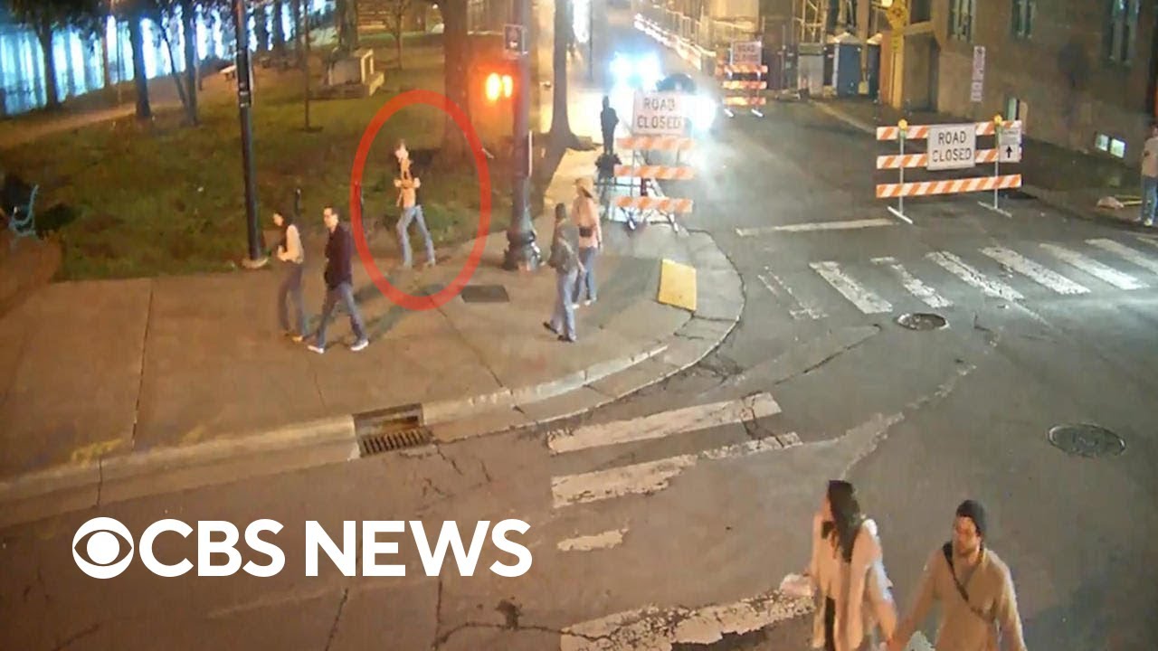 Last known footage of Mizzou student Riley Strain before he went missing in Nashville