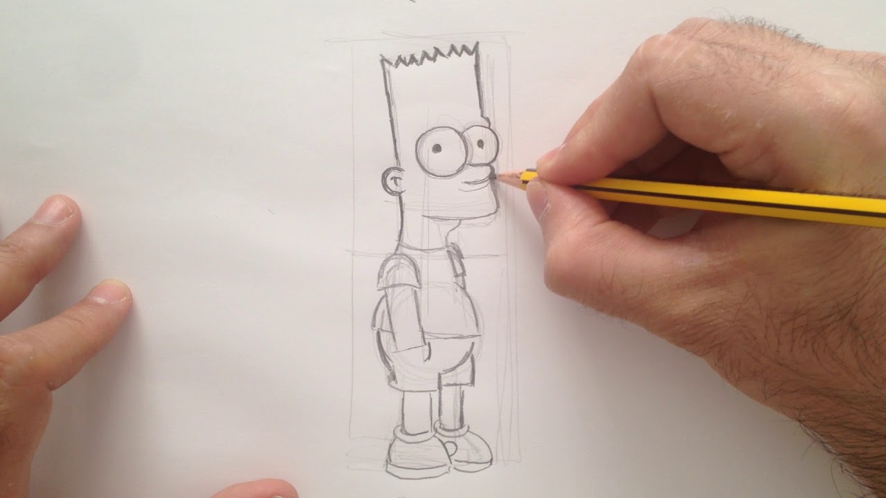 Como dibujar a Bart Simpson - thptnganamst.edu.vn