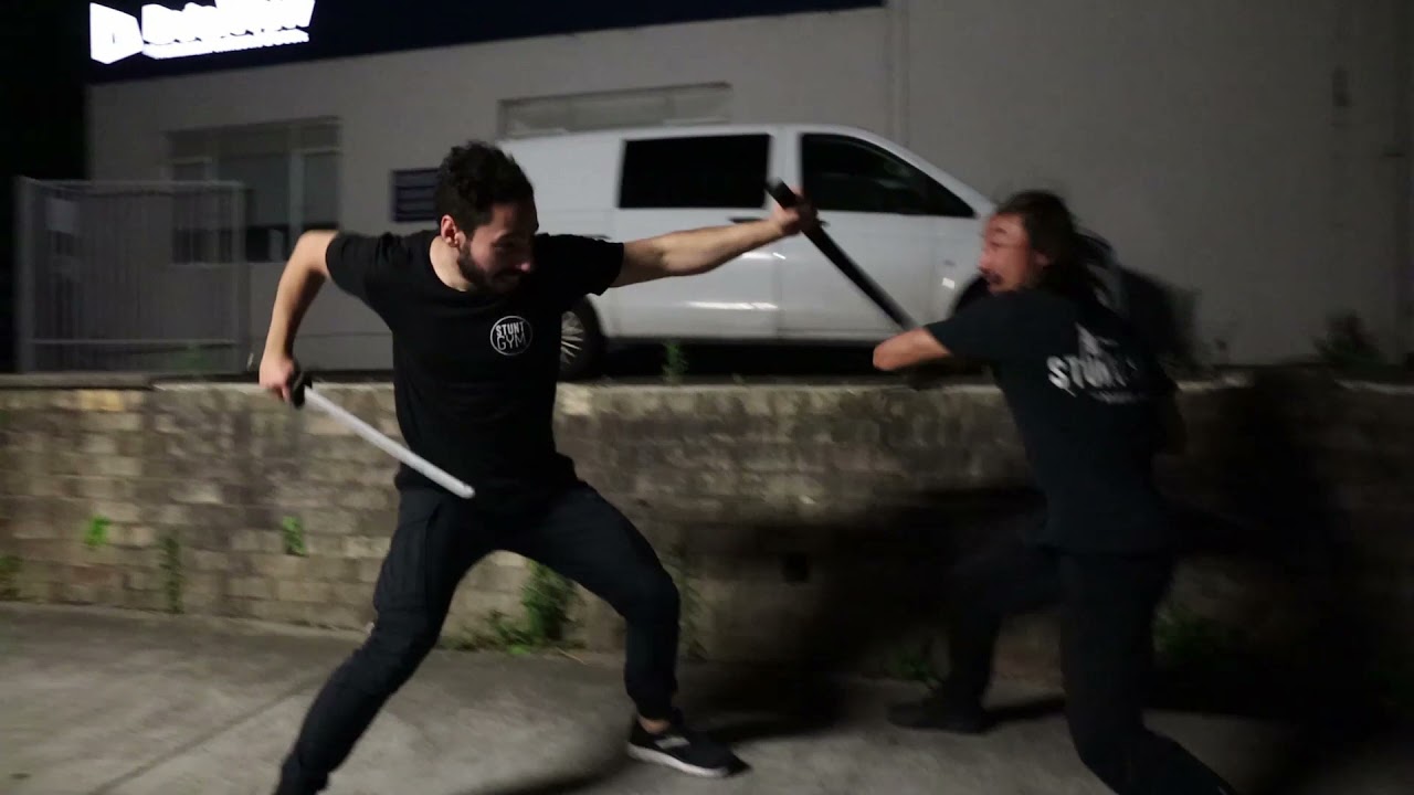 Stunt Training - Sword Fight Scene