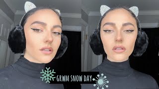 snow day get ready with me