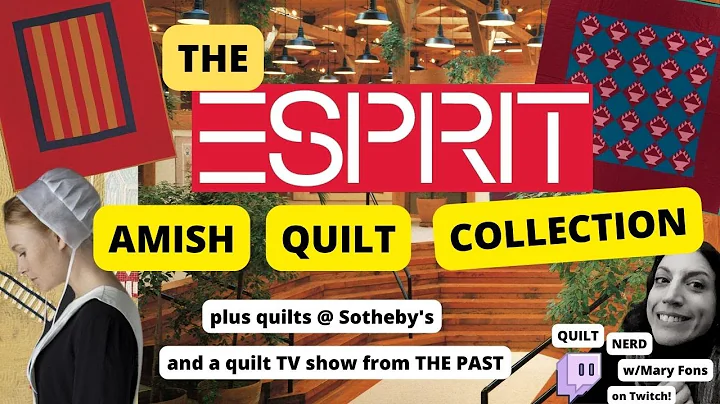 Ep. 137 : Quilt Nerd! Vintage Quilt TV, the ESPRIT...