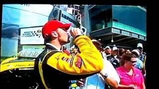 2011 BRICKYARD 400 - VICTORY LANE PAUL Menard