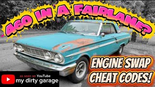Know What Fits Before You Start! / Actual Engine and Engine Compartment Measurements / Classic Fords