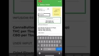 THC Calculator Demo screenshot 2