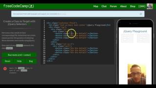 Create a Class to Target with jQuery Selectors, freeCodeCamp Bootstrap Review, lesson 26