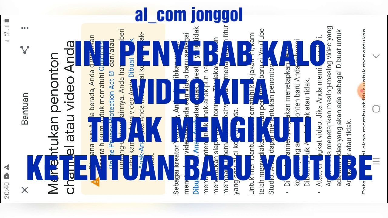 coppa !! CARA MERUBAH VIDEO KONTEN ANAK ( COPPA )