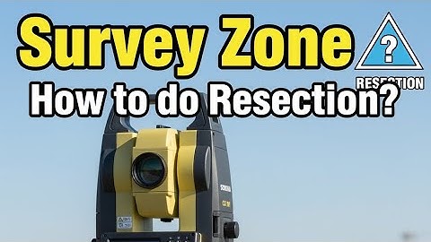 @surveyzone How To Do Resection ? (SOKKIA CX 101)