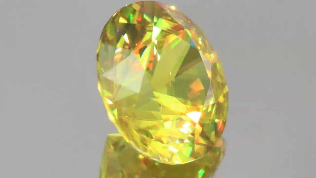 天然スフェーン 1.23ct 【煌めくイエロー】 マダガスカル