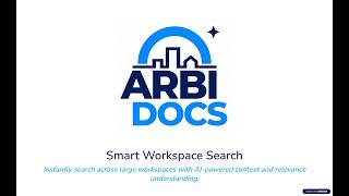 ARBI Docs - Smart Workspace Search