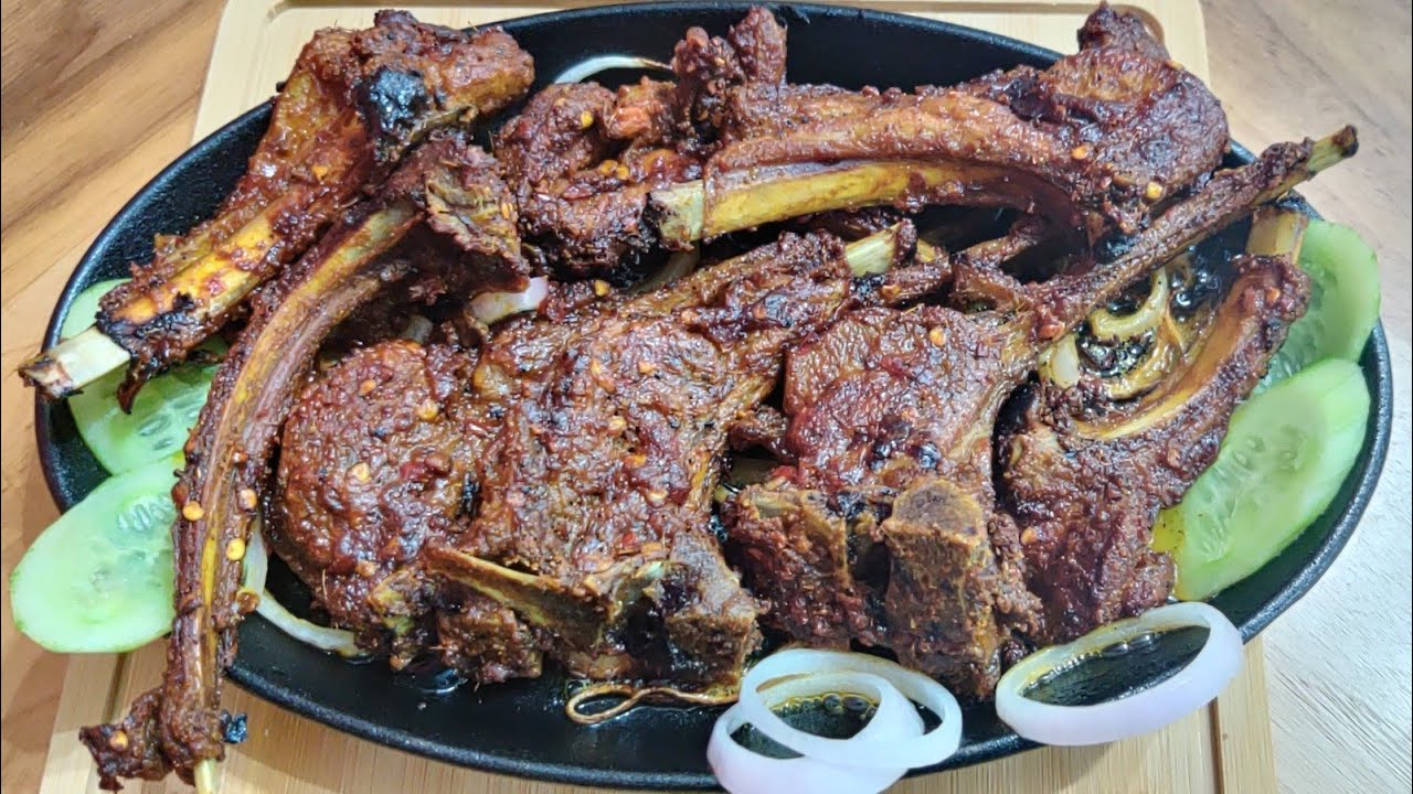 Lamb Chops Sizzler | Quick and Easy Recipe