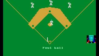 Atari 800 Game: All Star Baseball (1979 Image Computer Products, Inc.)