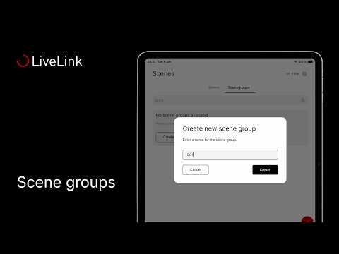 TRILUX LiveLink ONE – How To: Create Scene Groups