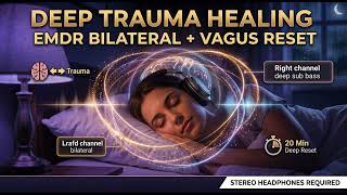 Deep Trauma Healing | EMDR Bilateral Beats + Vagus Nerve Reset Sub Bass screenshot 4