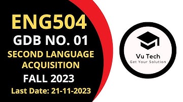 ENG504 GDB 1 SOLUTION FALL 2023 | ENG504 GDB 1 SOLUTION 2023 | ENG504 GDB 1 2023 | ENG504 GDB 2023