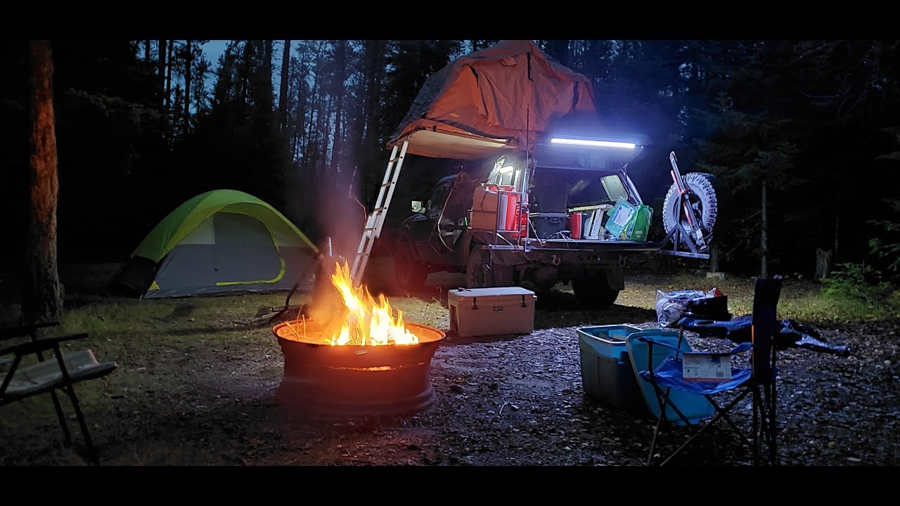 OverlandRanger Fall camping in Sandilands Manitoba YouTube