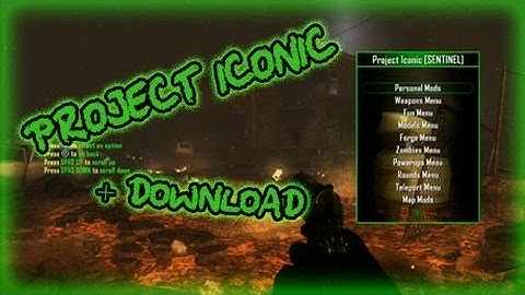 bo2 mod menu !!! project iconic [sentinel] + download!!!!!!