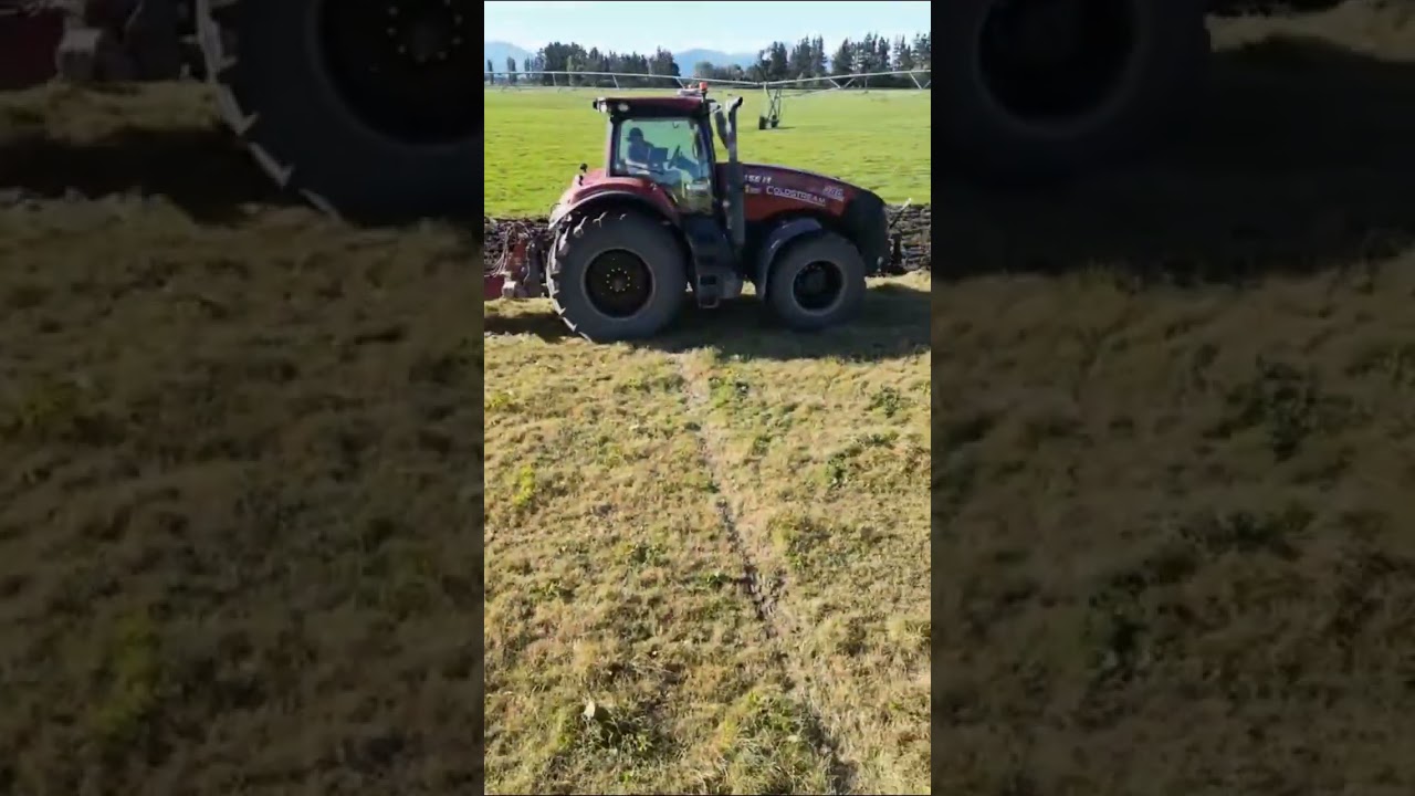 Case works with an eight-share plow!