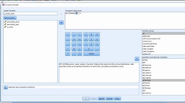 Convert Percentiles to z-Scores - SPSS