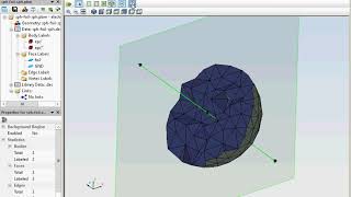Capacitance calculation with QuickField. 3D electrostatics - 2layer spherical capacitor with foil