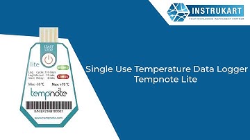 Tempnote Lite Single Use Data Logger| Instrukart