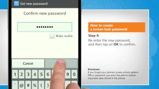 How to create a screen lock password on LG L9 screenshot 3
