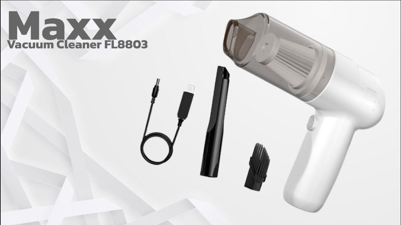 Maxx Vacuum Cleaner FL8803 เครื่องดูดฝุ่นในรถ เครื่องดูดฝุ่นพกพา ขนาด