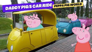 DADDY PIG&#39;S CAR RIDE at PEPPA PIG WORLD in Paultons Park