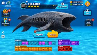 Hungry Shark Evolution - New Sea Eater Shark Coming Soon Update - All 40 Sharks Unlocked screenshot 1