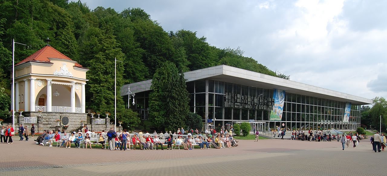 Znalezione obrazy dla zapytania pijalnia wód krynica