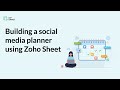 Build a social media planner using Zoho Sheet