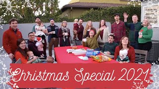 OUR ANNUAL SMALL GROUP CHR STMAS V DEO TALL HOUSE CHR STMAS SPEC AL 2021  M BACK W TH VLOGMAS