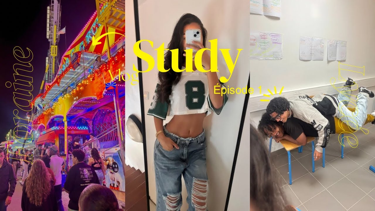 Study Vlog : une semaine dans ma vie au lycée 