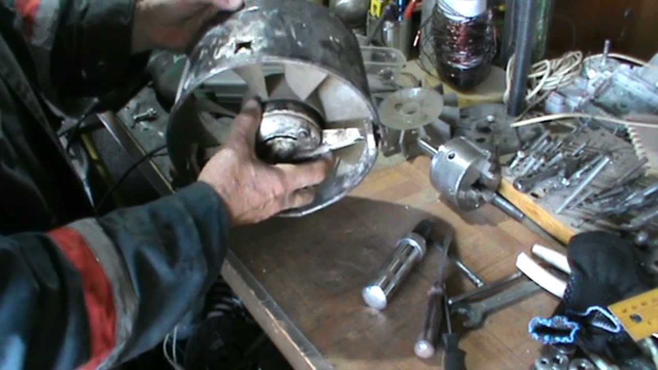 Модернизация привода фрезерного станка  Часть 3  Доработка вала двигателя и апгрейд  охлаждения