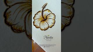 Easy Flower Mehndi Trick 🌸 | Advance Figures with Portrait Course ✨