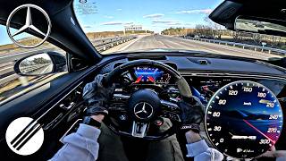2025 Mercedesbenz E53 Amg Hybrid W214 Top Speed Drive On German Autobahn 